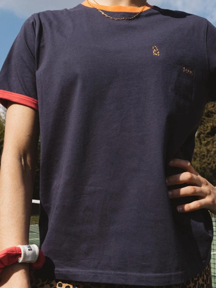 2023, женска тениска, лятна нова мода, леопардовый буквално принт, кръгъл отвор, всекидневни топ с къс ръкав