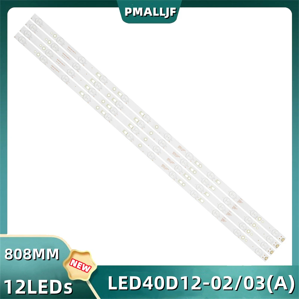 4 бр./компл. Led лента LED40D12-02 (A) LED40D12-03 (A) 30340012205 LE40D8810 LED40F1100C LE40A7100L 40A5M LE40B3000W JVC LT-40C550