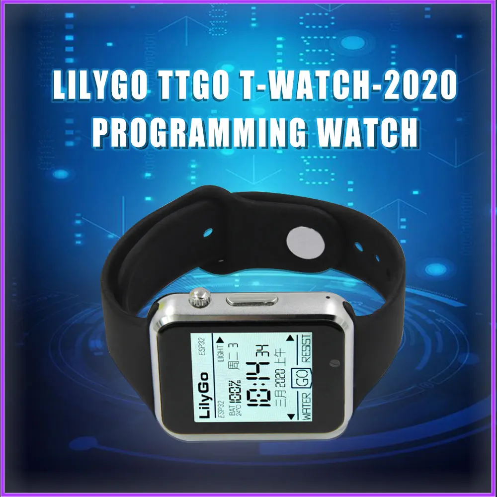 LILYGO TTGO T-Watch-2020 ESP32, основният чип, 1,54-инчов сензорен дисплей, програмируемо носимое взаимодействие с околната среда